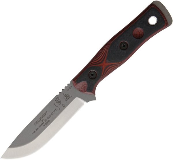 TOPS Fieldcraft BOB Hunter Red 154CM Fixed Blade Knife