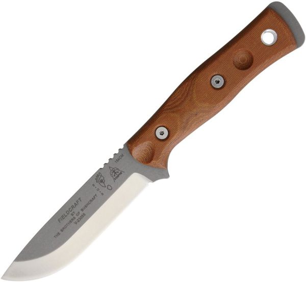 TOPS Fieldcraft BOB Hunter Tan Fixed Blade 154CM Knife