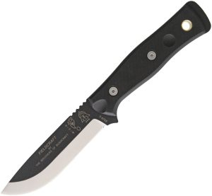 TOPS BOB Hunter Fixed Blade Knife 1095HC Black G10 USA Made