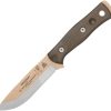 TOPS Fieldcraft BOB Hunter 1095HC Fixed Blade Knife Tan