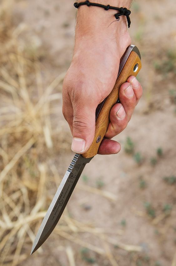 TOPS Fieldcraft BOB Hunter 1095HC Fixed Blade Knife USA