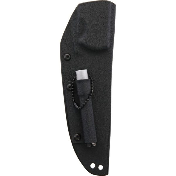 TOPS BOB Hunter Fixed Blade Knife 1095 Steel Black White G-10