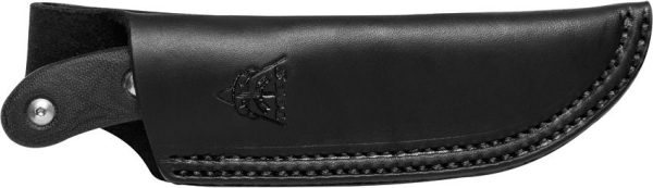 TOPS Bird and Trout Fixed Blade Knife 440C Stainless Black Micarta