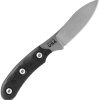 TOPS Bird and Trout Fixed Blade Knife 440C Stainless Black Micarta