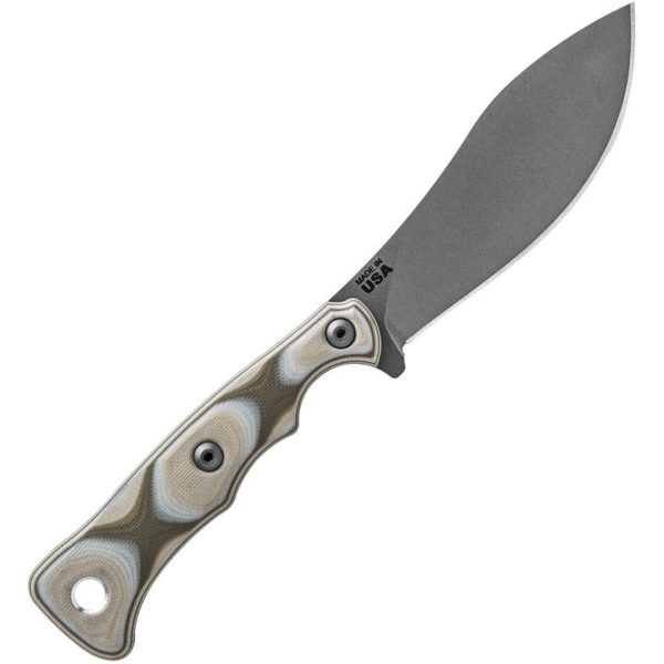 TOPS Camp Creek Fixed Blade Knife CPM S35VN Camo G10