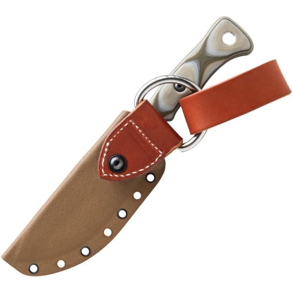 TOPS Camp Creek Fixed Blade Knife CPM S35VN Camo G10