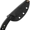 TOPS Crow Hawke 1095 Steel Fixed Blade Knife 5" Black
