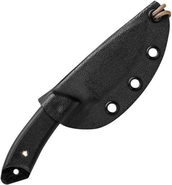 TOPS Crow Hawke 1095 Steel Fixed Blade Knife 5" Black