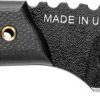TOPS Crow Hawke 1095 Steel Fixed Blade Knife 5" Black