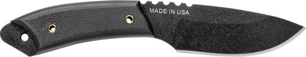 TOPS Crow Hawke 1095 Steel Fixed Blade Knife 5" Black