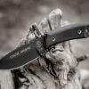 TOPS Crow Hawke 1095 Steel Fixed Blade Knife 5" Black