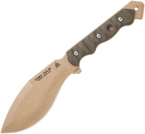 TOPS CUMA TAK-RI Coyote Fixed Blade Kukri Knife 1095HC Steel