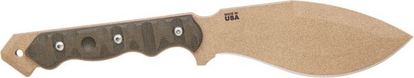 TOPS CUMA TAK-RI Coyote Fixed Blade Kukri Knife 1095HC Steel