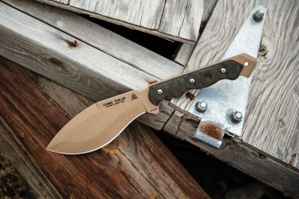 TOPS CUMA TAK-RI Coyote Fixed Blade Kukri Knife 1095HC Steel