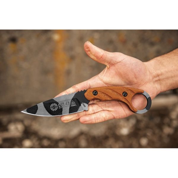 TOPS C.U.T. 4.0 Combat Utility Tool - Tan Micarta