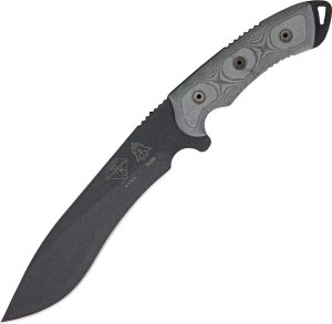 TOPS DART Fixed Blade Knife 7.5" 5160 Carbon Steel Black Micarta