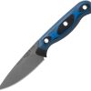TOPS Dicer Paring Knife S35VN Fixed Blade Black Blue G10