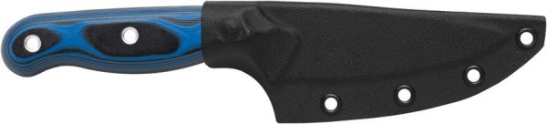 TOPS Dicer Paring Knife S35VN Fixed Blade Black Blue G10