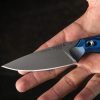 TOPS Dicer Paring Knife S35VN Fixed Blade Black Blue G10