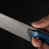 TOPS Dicer Chefs Knife S35VN Fixed Blade Black Blue G10