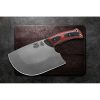 TOPS XXX Dicer Fixed Blade Knife 440C Stainless Black Red G10