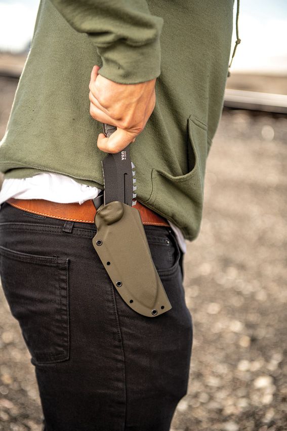 TOPS Stryker Defender 1095 High Carbon Fixed Blade Knife USA