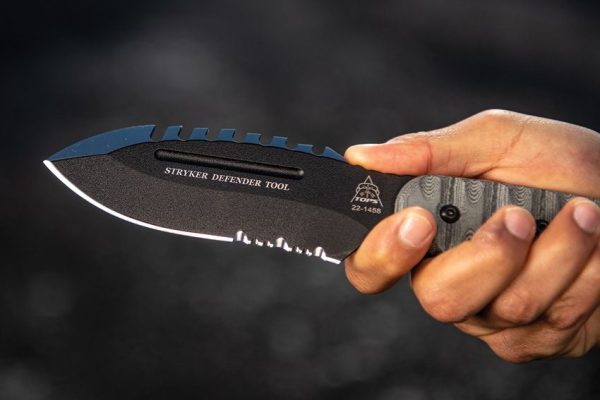 TOPS Stryker Defender 1095 High Carbon Fixed Blade Knife USA