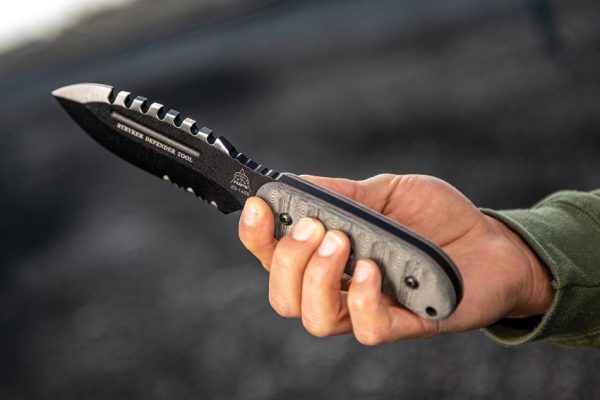 TOPS Stryker Defender 1095 High Carbon Fixed Blade Knife USA