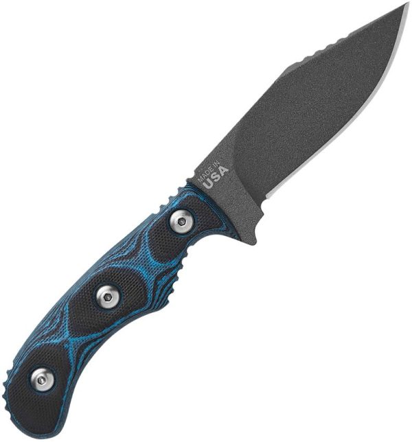 TOPS Delta Unit 3 Fixed Blade Knife 1095 Steel Tactical Gray