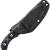 TOPS Delta Unit 3 Fixed Blade Knife 1095 Steel Tactical Gray