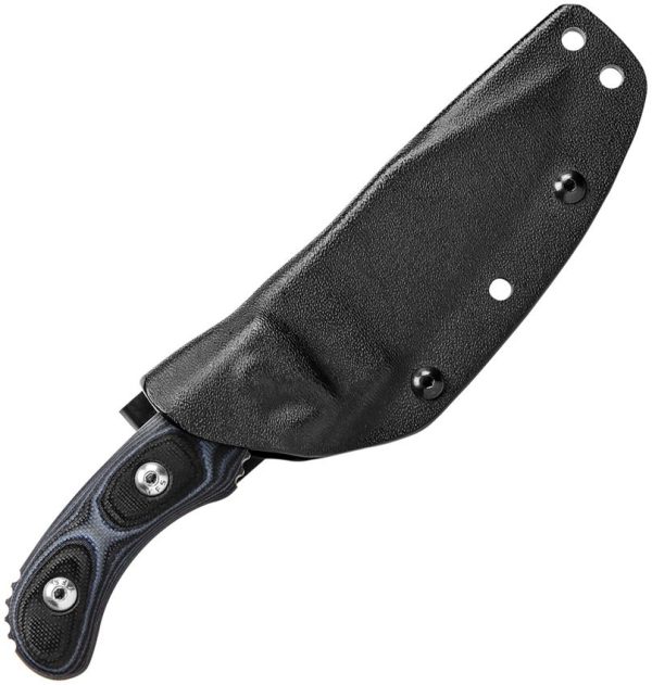 TOPS Delta Unit 3 Fixed Blade Knife 1095 Steel Tactical Gray
