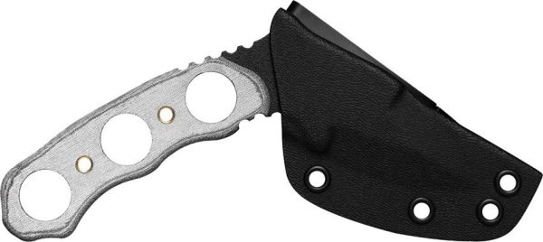 TOPS Devils Elbow XL Fixed Blade 1095 Carbon Black Micarta