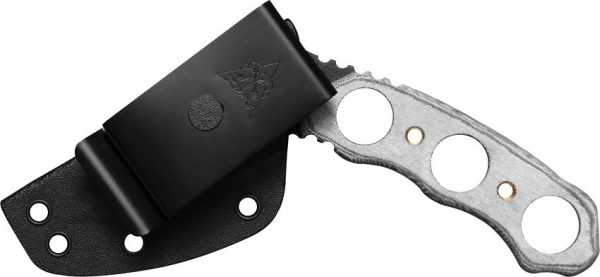 TOPS Devils Elbow XL Fixed Blade 1095 Carbon Black Micarta