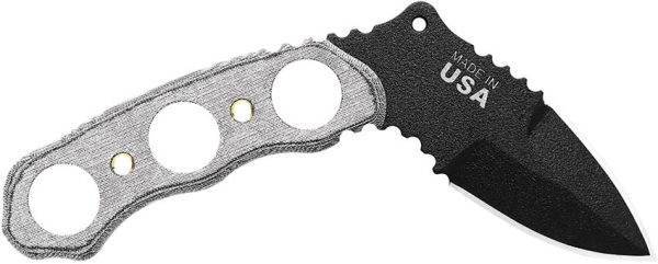 TOPS Devils Elbow XL Fixed Blade 1095 Carbon Black Micarta