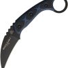 TOPS Devils Claw 2 Fixed Blade Hawkbill 1095HC Steel Black Kydex