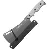 TOPS El Chappo Cleaver 6" 1095HC Fixed Blade Sniper Grey