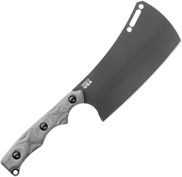 TOPS El Chappo Mini Cleaver Fixed Blade 1095HC Steel Kydex