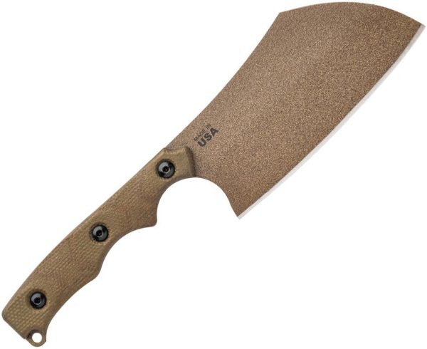 TOPS El Chappito Fixed Blade Knife 1095HC Coyote Tan USA