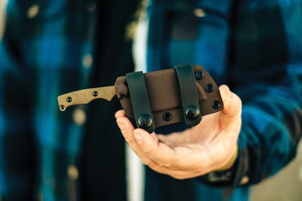 TOPS El Chappito Fixed Blade Knife 1095HC Coyote Tan USA