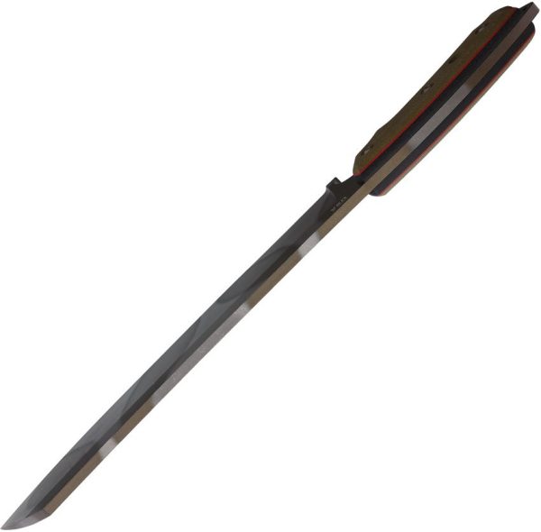 TOPS El Chete Midnight Bronze Camo Fixed Blade 12" 1095HC