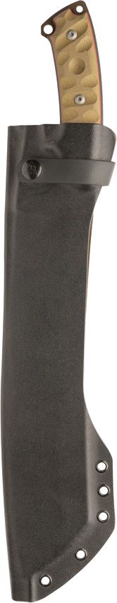 TOPS El Chete Midnight Bronze Fixed Blade Knife 1095HC Steel