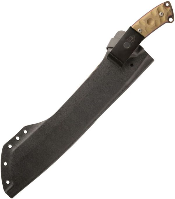 TOPS El Chete Midnight Bronze Fixed Blade Knife 1095HC Steel