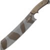 TOPS El Chete Midnight Bronze Camo 12" Fixed Blade Knife