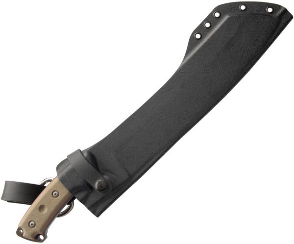 TOPS El Chete Midnight Bronze Camo 12" Fixed Blade Knife