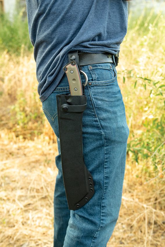 TOPS El Chete Midnight Bronze Camo 12" Fixed Blade Knife