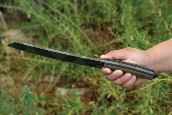 TOPS El Chete Midnight Bronze Camo 12" Fixed Blade Knife