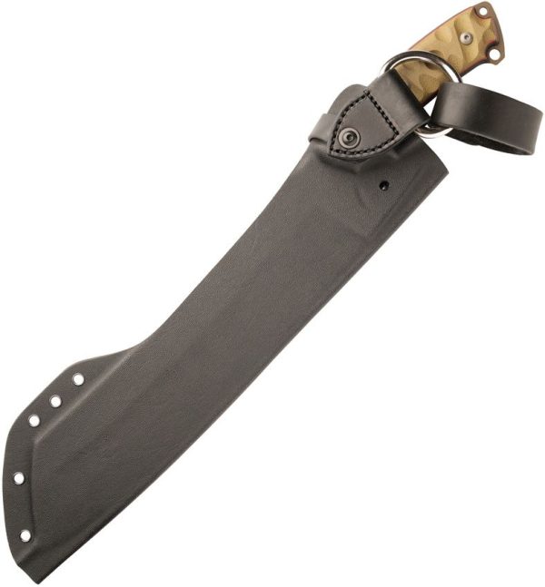 TOPS El Chete Midnight Bronze Fixed Blade 1095HC Steel Knife