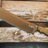 TOPS El Chete Midnight Bronze Fixed Blade 1095HC Steel Knife