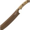 TOPS El Chete Mini Fixed Blade 1095HC Steel Green Micarta