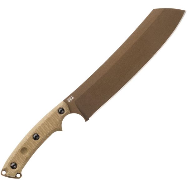 TOPS El Chete Mini Fixed Blade 1095HC Steel Green Micarta